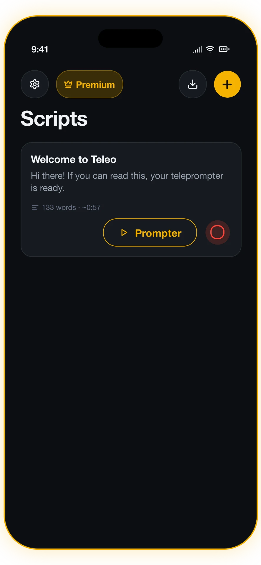 Screenshot 1 of 4: Your scripts library