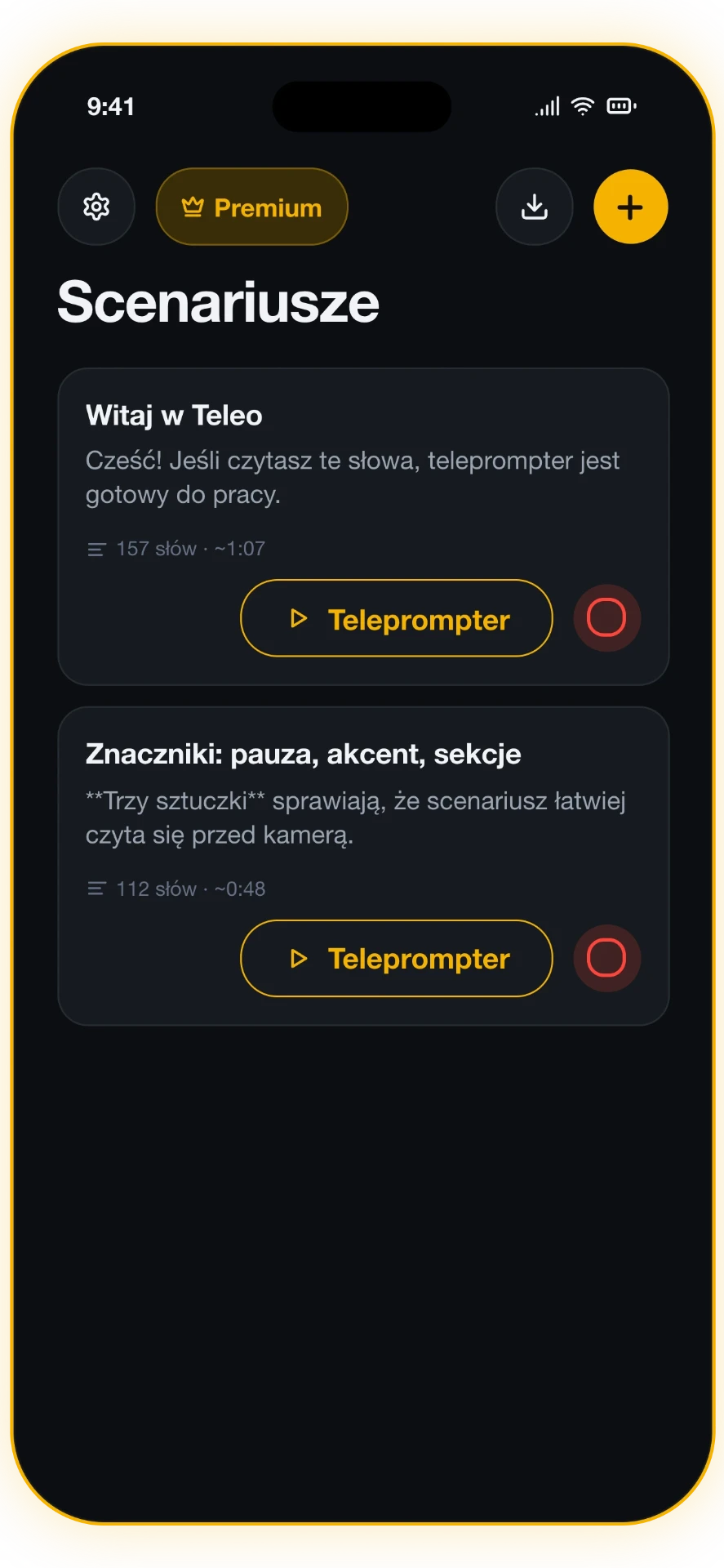 Zrzut ekranu 1 z 5: Twoja biblioteka skryptów