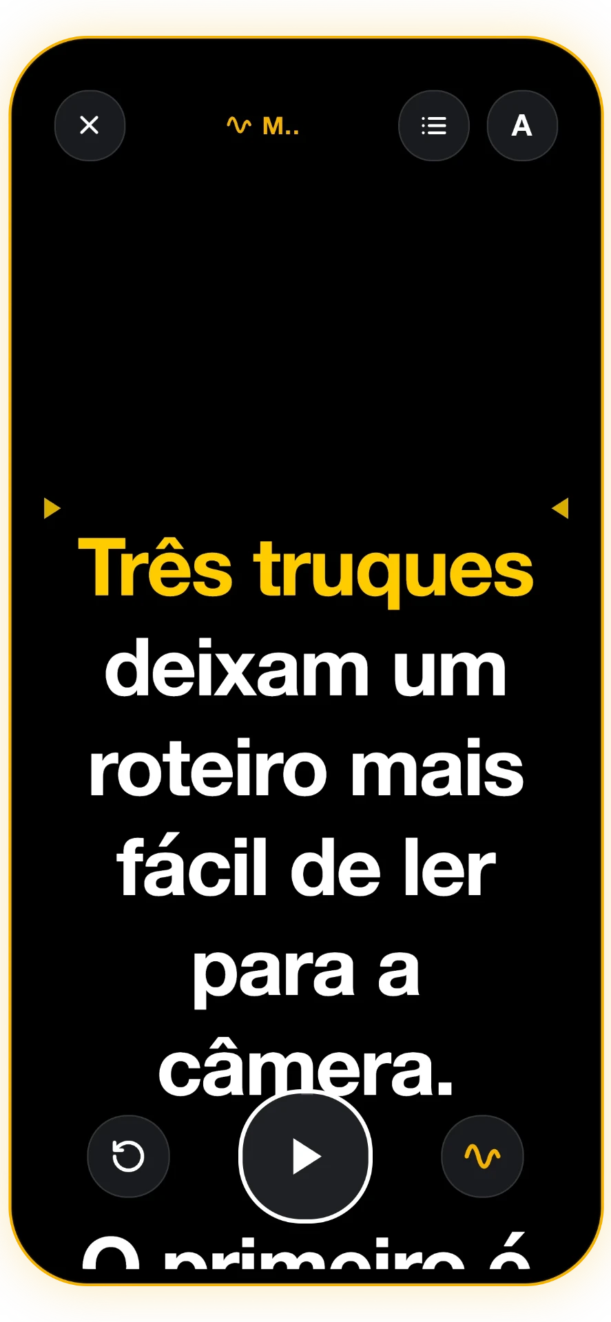 Captura 2 de 5: Teleprompter por voz