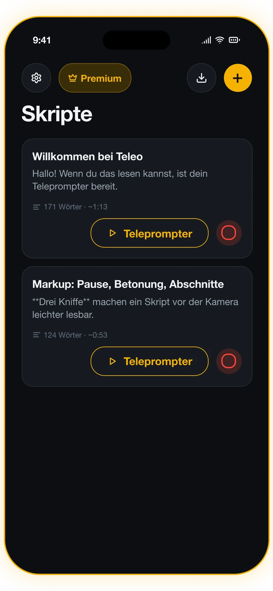 Screenshot 1 von 6: Deine Skripte